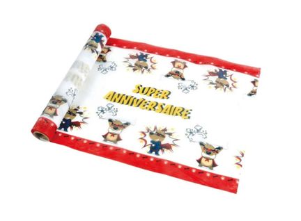 Chemin De Table Anniversaire Super Dog