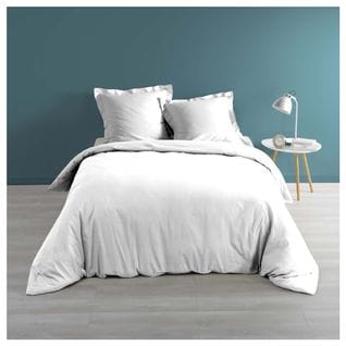 Housse De Couette Percale 240 X 220 Cm Percalines Blanc