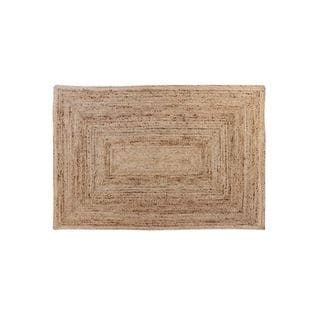 Tapis Rectangulaire Jute Tressé Naturel 160x230 Cm - Peale