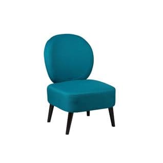 Fauteuil Crapaud Tissu Bleu Canard - Bangkok