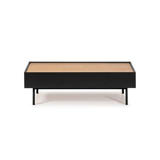Table Basse Rectangulaire Noir/chêne - Teulat Arista
