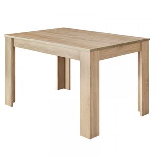 Table De Repas Extensible Chêne Clair - Oxnard - L 140/190 X L 90 X H 78 Cm