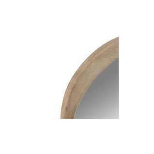 Miroir Bois Naturel/verre Taille S - Megruli