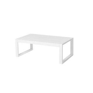 Table Basse D’extérieur Aluminium Blanc - Belitung