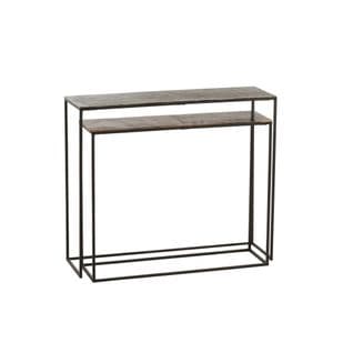 Duo De Consoles Métal/aluminium - Juliana