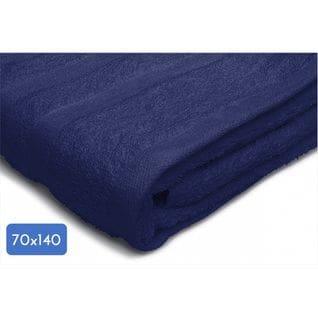 Drap De Douche Uni 70x140cm 100% Coton - 500g/m2 - Bleu