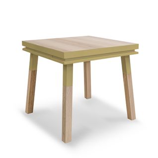 Bureau Carré Avec Tiroir 100 Cm, 100% En Frêne Massif