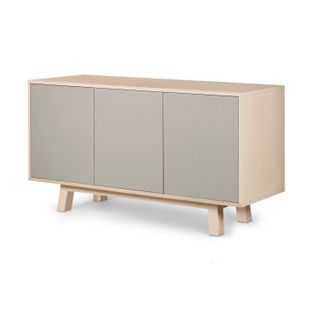 Buffet Bas 3 Portes 140 Cm, En Frêne