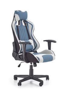 Fauteuil De Bureau Gamer Gris Et Turquoise Taylor