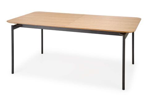 Table De Salle à Manger Extensible Avec Pieds En Métal Noir Pickup