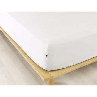 Pack Housse De Couette 240x220 Cm Chaude En Flanelle + 2 Taies + Drap Housse 140x190 Candice Blanc