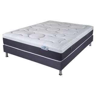 Matelas Ressort + Sommier Omega Volcan 160x200 Rueda - H. 27 Cm - Soutien Ferme