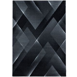 Trend - Tapis à Motifs Géométriques - Noir 080 X 250 Cm