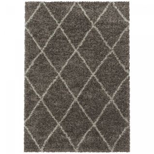 Berbere - Tapis De Style Berbère - Taupe Et Ivoire 160 X 230 Cm