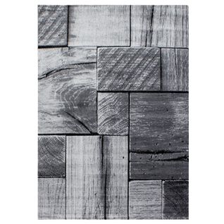 Parquet - Tapis à Effet Parquet En Bois - Nuance De Gris 080 X 300 Cm