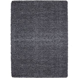 Shaggy - Tapis Uni à Poils Longs - Gris 300 X 400 Cm