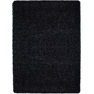 Shaggy - Tapis Uni à Poils Longs - Anthracite 300 X 400 Cm