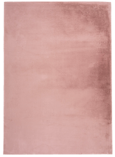 Tapis De Fourrure Velours Rose Poudré 80x150cm