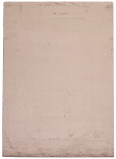 Tapis De Fourrure Velours Beige Taupe 160x230cm