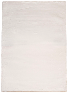 Tapis De Fourrure Velours Blanc 80x150cm