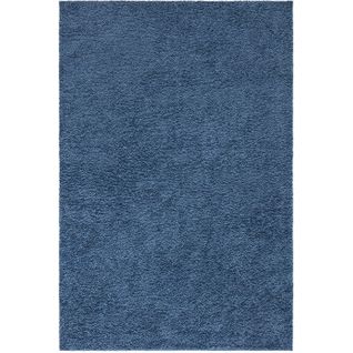 Tapis À Poils Longs Softy Bleu 120x170cm