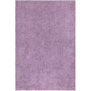 Tapis À Poils Longs Softy Violet De Parme 150x150cm