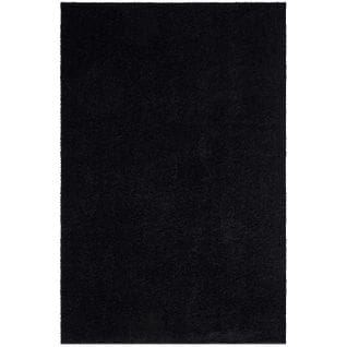 Tapis à Poils Longs Softy Noir Anthracite 60x110cm