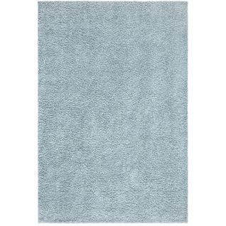 Tapis à Poils Longs Softy Bleu Azur 150x150cm