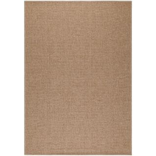 Tapis De Salon Aspect Jute Naturelle Beige 280x370cm