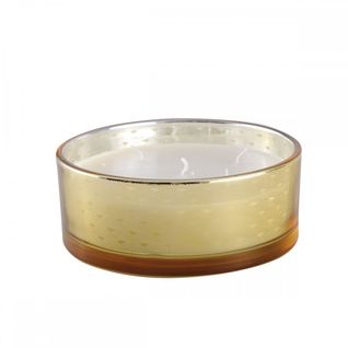 Bougie Vanille Pot En Verre Dore