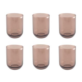 Lot De 6 Verre Aperitif Marron