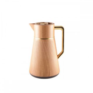 Cafetiere Bois Avec Anse Doree 1l