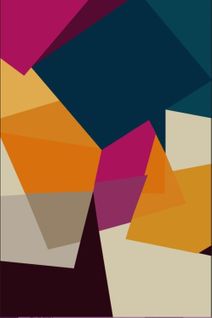 Tapis Origami Multicolore - 120x180