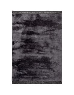 Tapis Softy Anthracite à Franges - 80x150