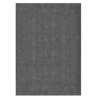 Tapis Uni Gris Anthracite Lavable Doux - Loft Gris - 160x230 Cm