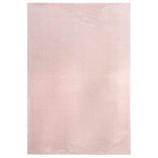 Tapis Uni Rose Lavable Doux - Loft - 170x120 cm