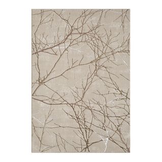 Tapis Marbre Beige Cuivré Argenté - Dubai 55 Beige - 160x230 Cm