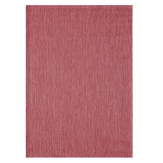 Tapis Extérieur Intérieur Tissé Uni Rose - Bahamas - 290 x 200 cm