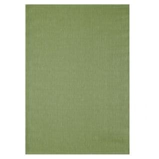 Tapis Extérieur Intérieur Tissé Uni Vert - Bahamas - 170x120 cm