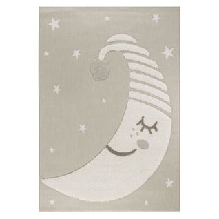 Tapis Enfant Lune Beige - Luna Kids 10 - 230x160 cm