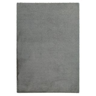 Tapis Doux Gris Anthracite - Lumia Gris - 60x100 Cm