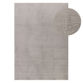 Tapis Lavable Beige Stilo 390 Beige - 60x100 Cm