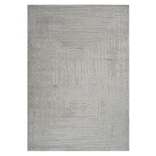 Tapis Abstrait Gris - Ela 71 Gris - 80x300 Cm