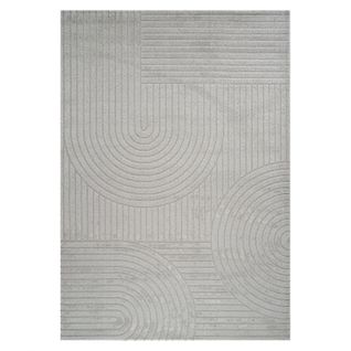 Tapis Moderne Arc Gris - Ela 27 Gris - 200x290 Cm