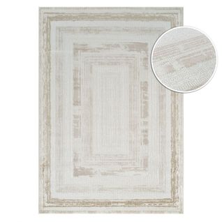 Tapis Cadre Crème Beige - Tunis 41  - 200x290 Cm