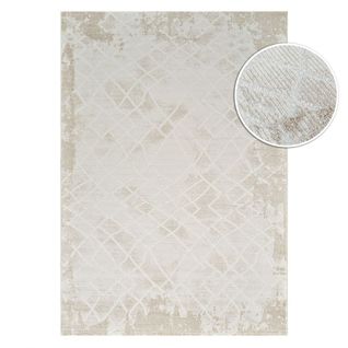 Tapis Abstrait Crème Beige - Tunis 15  - 160x230 Cm