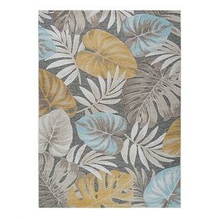 Tapis Extérieur Intérieur Fleuris Multicolore Grenade 69 Multicolore - 120x170 Cm