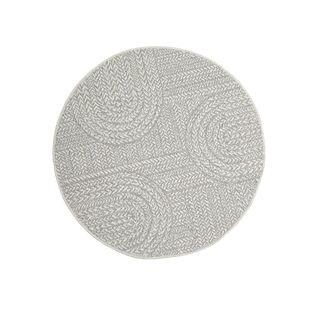 Tapis Extérieur Intérieur Effet Jute Crème - Kenzy 06 Crème - 160x160 Cm