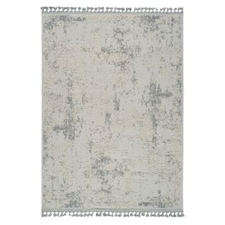 Tapis En Coton Abstrait Gris Milas 20 Gris - 120x170 Cm