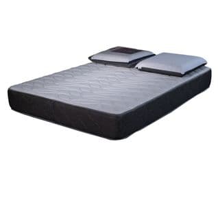 Matelas Luxe Mousse 35kg/m³ - 24 Cm - 160x200 Avec 2 Oreillers Viscoélastiques 60x60cm